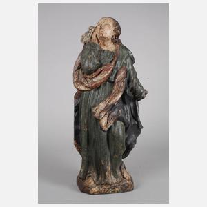 Geschnitzte Heiligenplastik