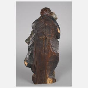 Geschnitzte Heiligenplastik