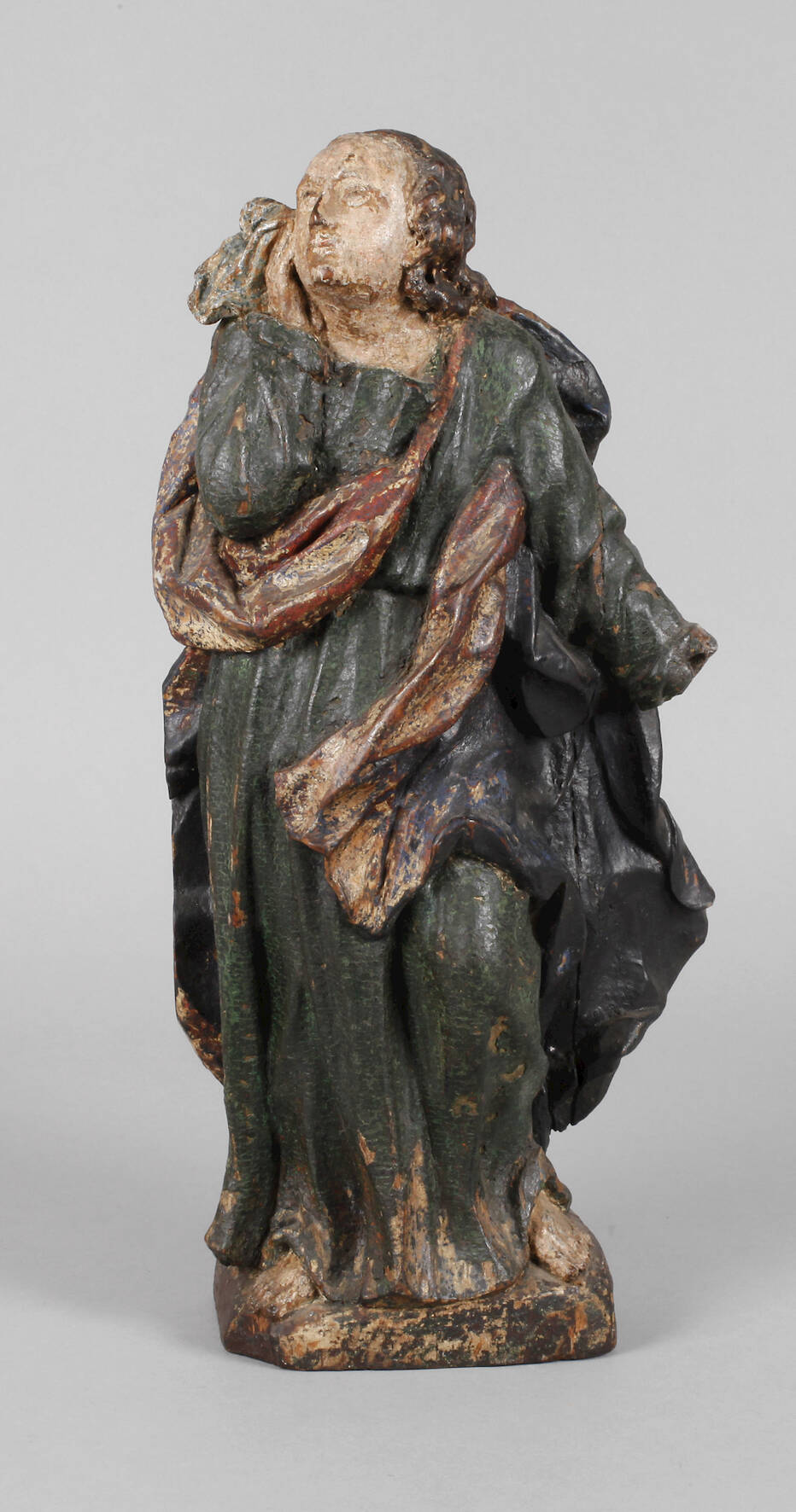 Geschnitzte Heiligenplastik