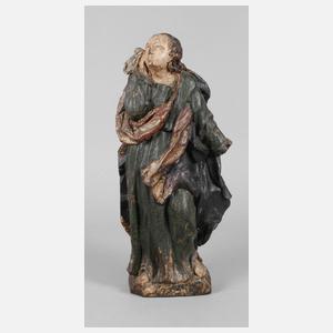 Geschnitzte Heiligenplastik
