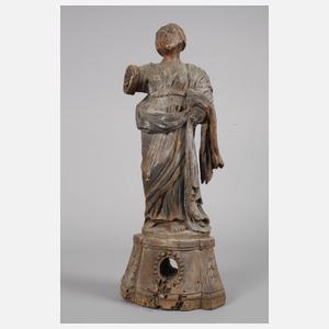 Geschnitzte Heiligenplastik