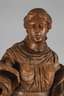 Geschnitzte Heiligenfigur