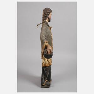 Geschnitzte Heiligenfigur