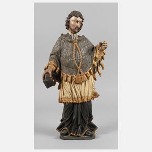 Geschnitzte Heiligenfigur