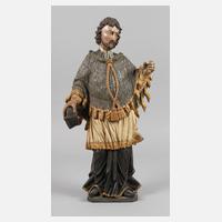 Geschnitzte Heiligenfigur111