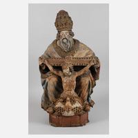 Große geschnitzte Heiligenplastik111