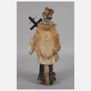 Geschnitzte Heiligenfigur