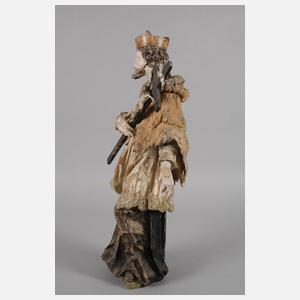 Geschnitzte Heiligenfigur