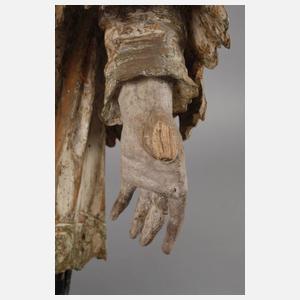 Geschnitzte Heiligenfigur