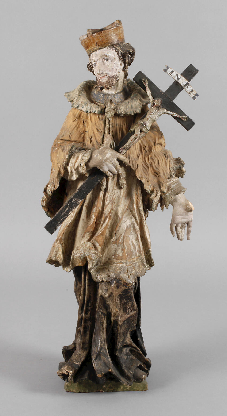 Geschnitzte Heiligenfigur