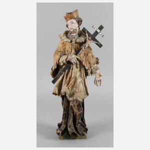 Geschnitzte Heiligenfigur