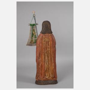 Geschnitzte Heiligenfigur