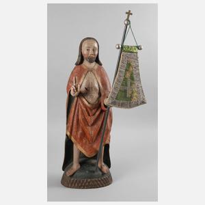 Geschnitzte Heiligenfigur