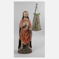 Geschnitzte Heiligenfigur111