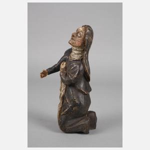 Geschnitzte Heiligenfigur