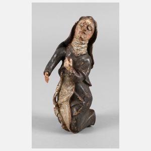 Geschnitzte Heiligenfigur