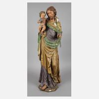 Geschnitzte Heiligenplastik111