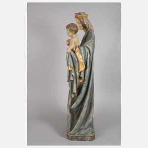 Geschnitzte Marienfigur