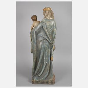 Geschnitzte Marienfigur