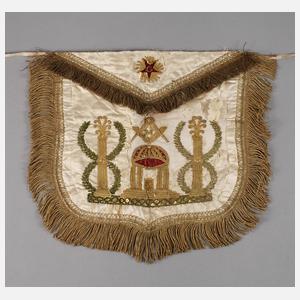 Maurerschurz der Freimaurer