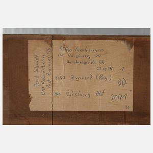 Übergroße geschnitzte Wandplatte