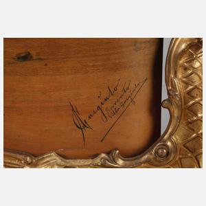 Paar Intarsienbilder