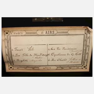 Kleine Walzenspieldose