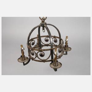 Schmiedeeiserner Leuchter