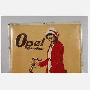 Seltenes Werbeschild Opel Fahrräder