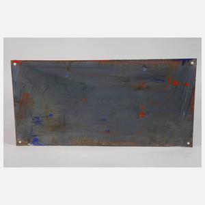 Blechschild Schoening