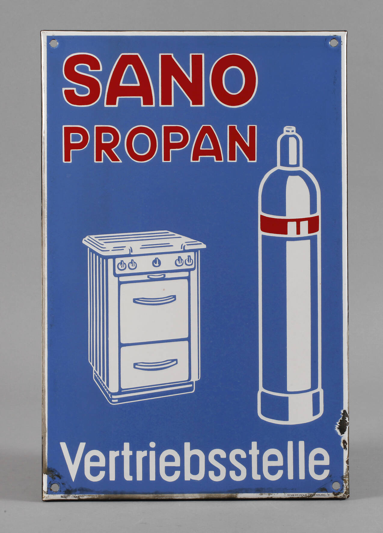 Blechschild Sano Propan