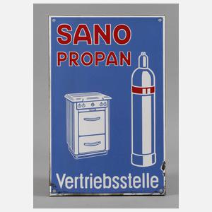 Blechschild Sano Propan
