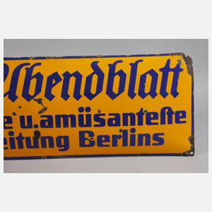 Blechschild 8 Uhr-Abendblatt Berlin