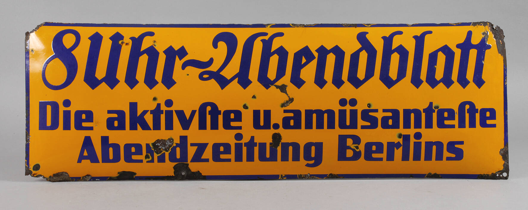 Blechschild 8 Uhr-Abendblatt Berlin