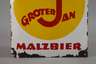 Blechschild Groterjan Malzbier