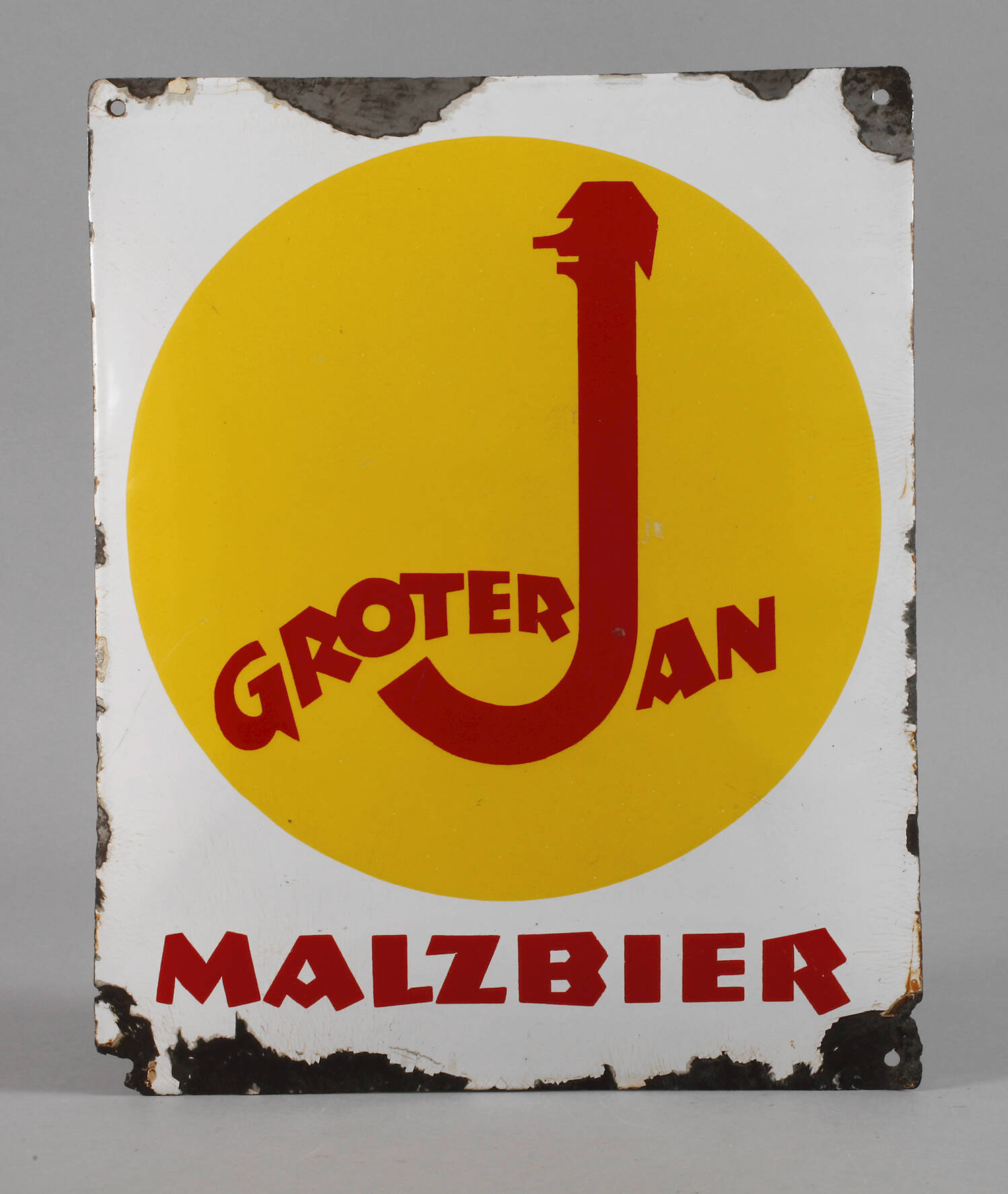 Blechschild Groterjan Malzbier