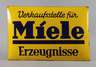 Blechschild Miele