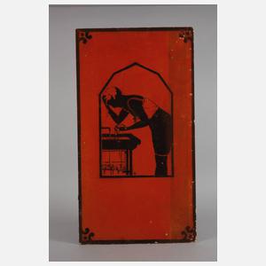 Zwei Pappaufsteller Werbung