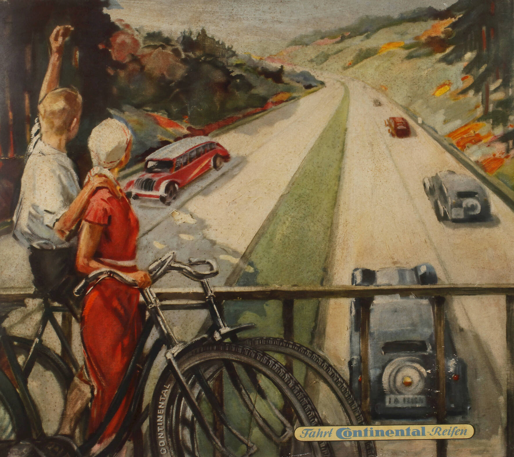 Werbeplakat Continental