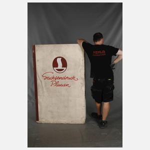 Werbeobjekt Sachsendruck