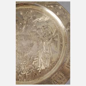 Silber russische Oblatenschale