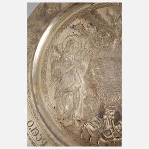 Silber russische Oblatenschale
