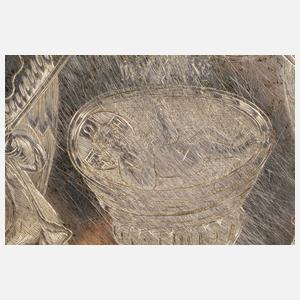 Silber russische Oblatenschale