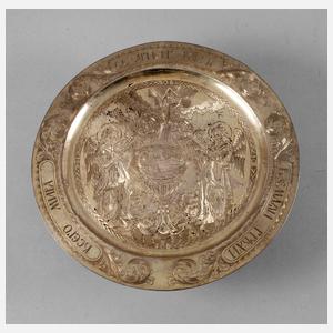Silber russische Oblatenschale