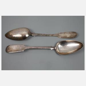 Silber sechs Speiselöffel Riga