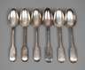 Silber sechs Speiselöffel Riga