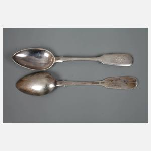 Russland sechs Kaffeelöffel Silber