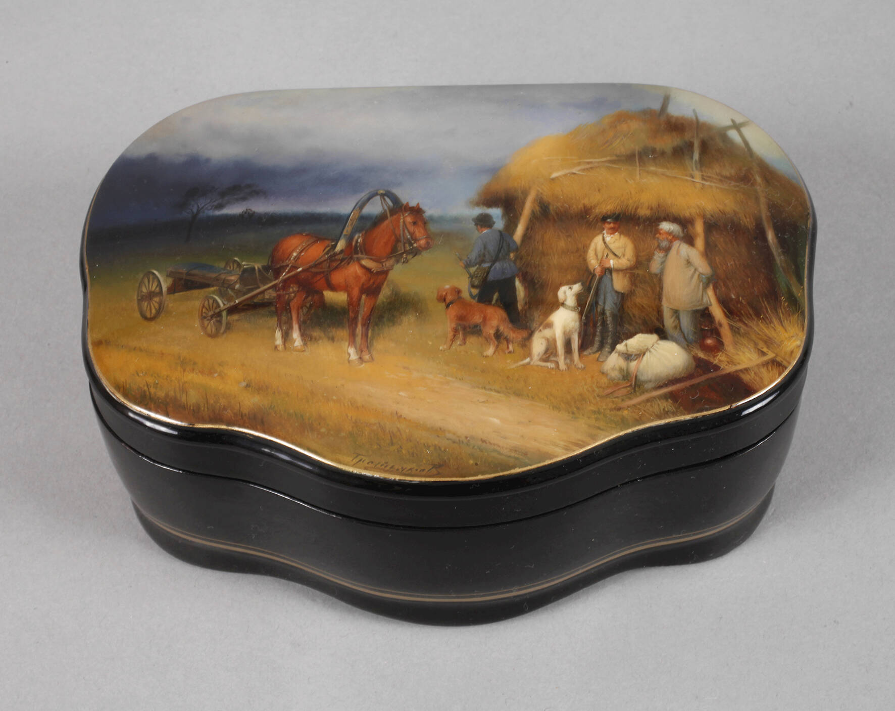 Russische Lackschatulle