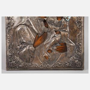 Marienikone im Oklad