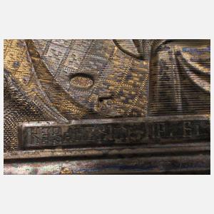 Kleine Marienikone im Oklad